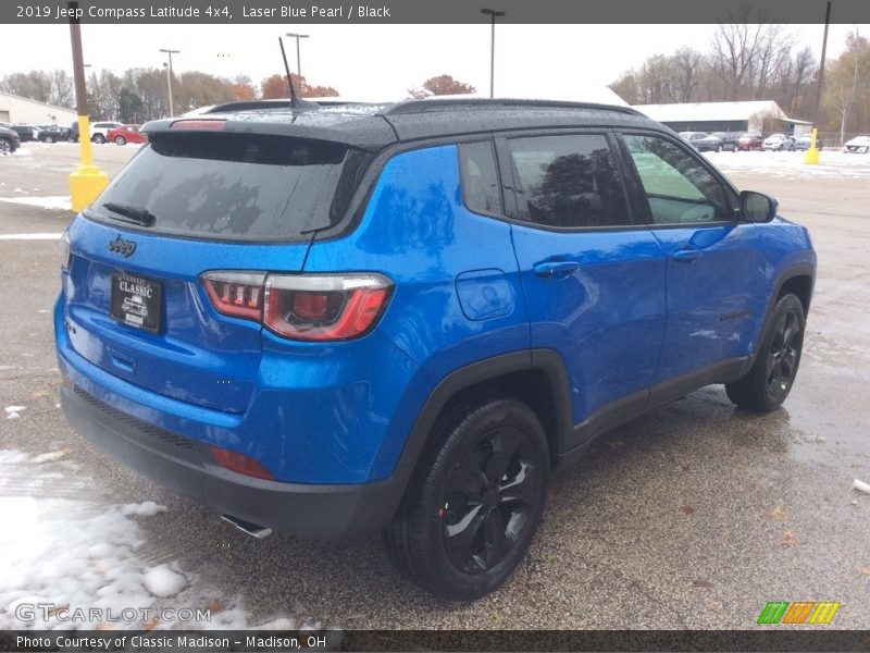 Laser Blue Pearl / Black 2019 Jeep Compass Latitude 4x4