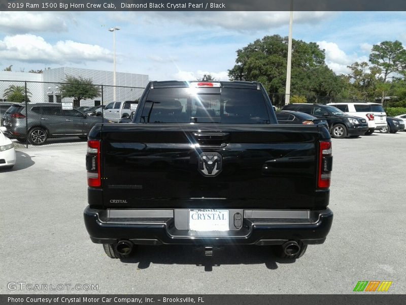 Diamond Black Crystal Pearl / Black 2019 Ram 1500 Big Horn Crew Cab