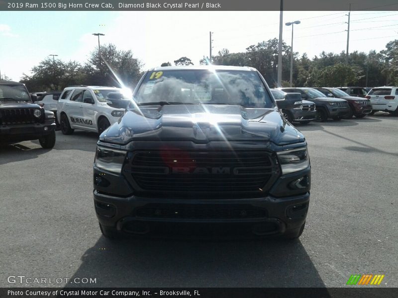 Diamond Black Crystal Pearl / Black 2019 Ram 1500 Big Horn Crew Cab