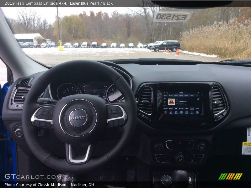 Laser Blue Pearl / Black 2019 Jeep Compass Latitude 4x4