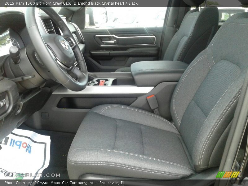 Diamond Black Crystal Pearl / Black 2019 Ram 1500 Big Horn Crew Cab