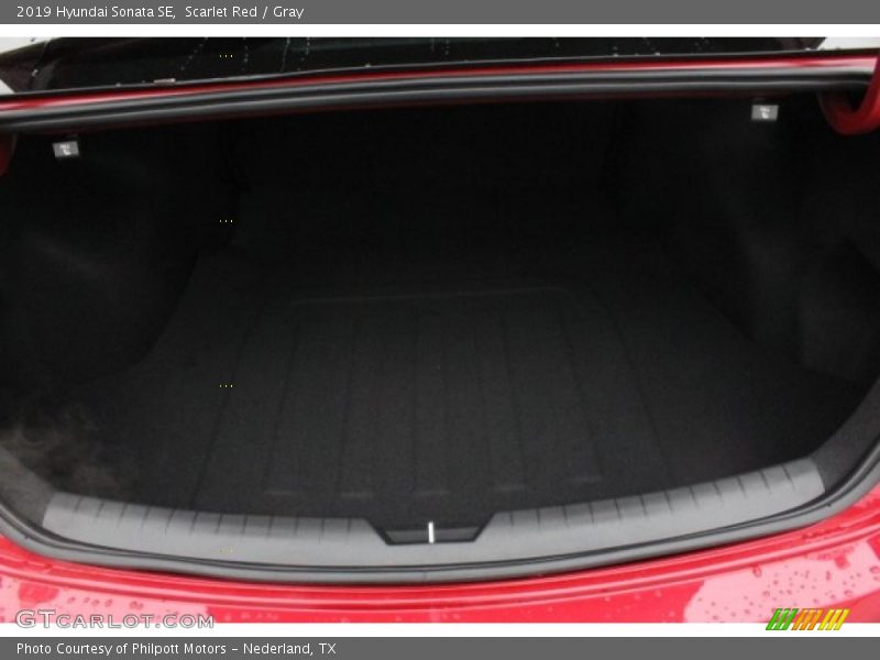 Scarlet Red / Gray 2019 Hyundai Sonata SE