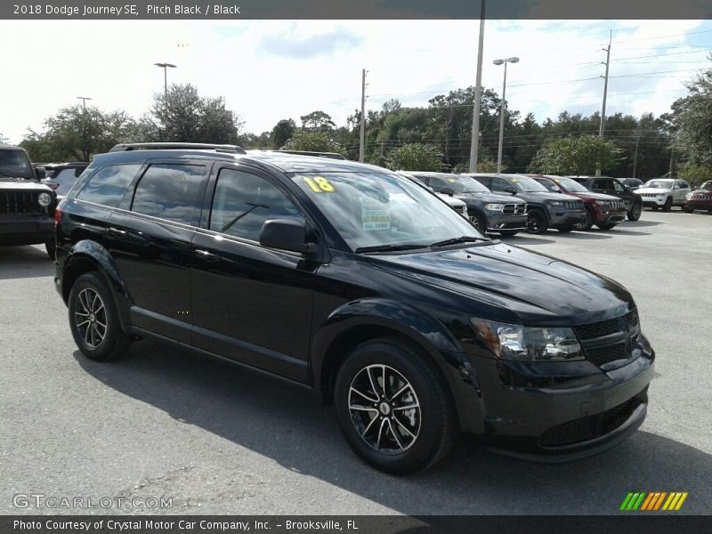 Pitch Black / Black 2018 Dodge Journey SE
