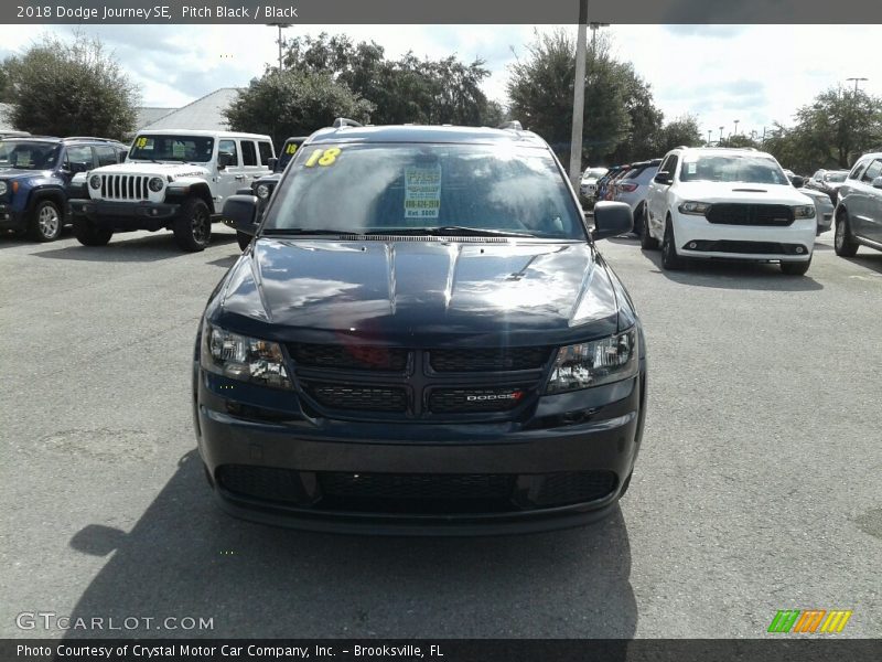 Pitch Black / Black 2018 Dodge Journey SE