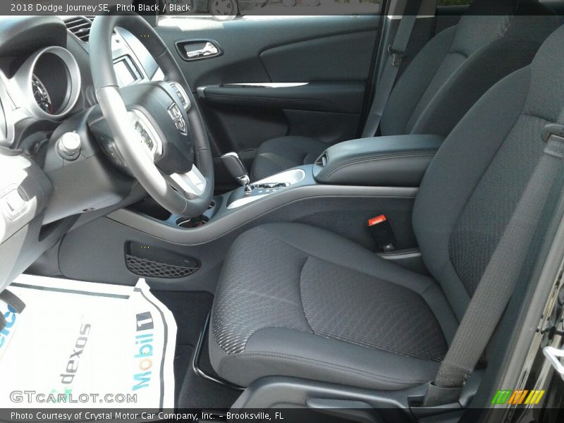 Pitch Black / Black 2018 Dodge Journey SE