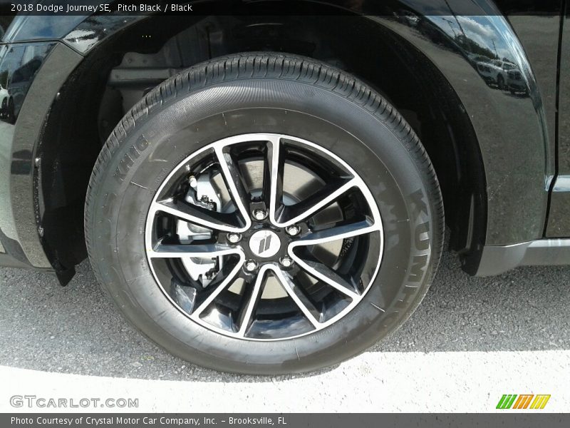 Pitch Black / Black 2018 Dodge Journey SE