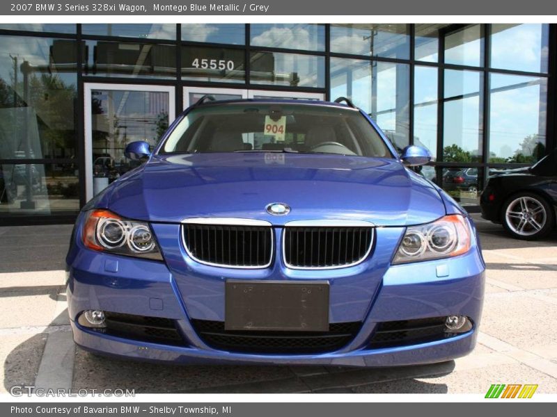 Montego Blue Metallic / Grey 2007 BMW 3 Series 328xi Wagon
