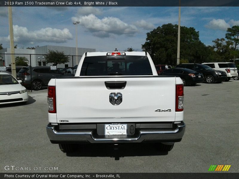 Bright White / Black 2019 Ram 1500 Tradesman Crew Cab 4x4