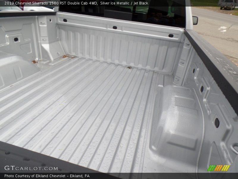 Silver Ice Metallic / Jet Black 2019 Chevrolet Silverado 1500 RST Double Cab 4WD