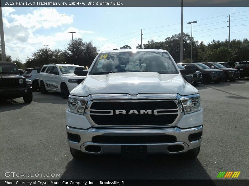 Bright White / Black 2019 Ram 1500 Tradesman Crew Cab 4x4