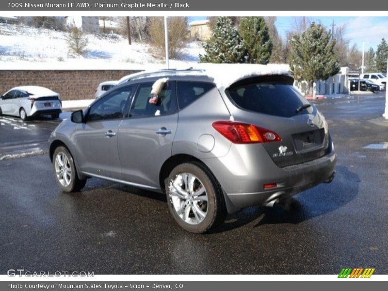 Platinum Graphite Metallic / Black 2009 Nissan Murano LE AWD