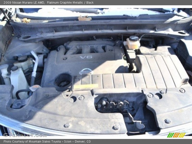 Platinum Graphite Metallic / Black 2009 Nissan Murano LE AWD