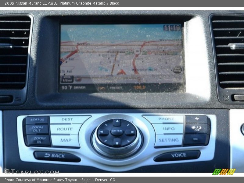 Platinum Graphite Metallic / Black 2009 Nissan Murano LE AWD