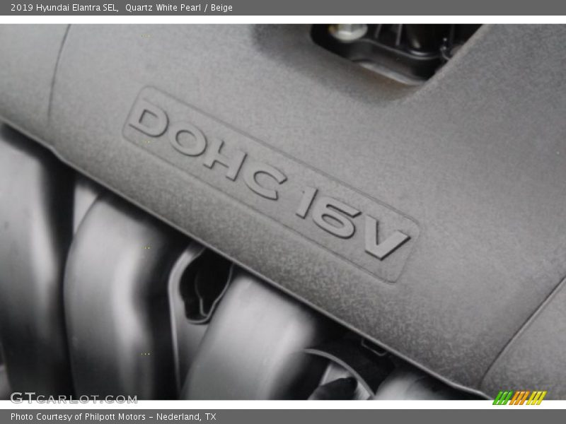 Quartz White Pearl / Beige 2019 Hyundai Elantra SEL