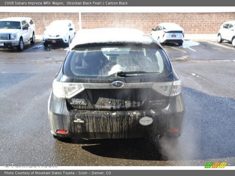 Obsidian Black Pearl / Carbon Black 2008 Subaru Impreza WRX Wagon