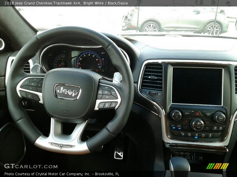 Dashboard of 2018 Grand Cherokee Trackhawk 4x4