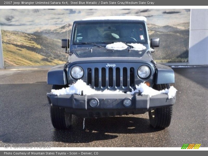 Steel Blue Metallic / Dark Slate Gray/Medium Slate Gray 2007 Jeep Wrangler Unlimited Sahara 4x4