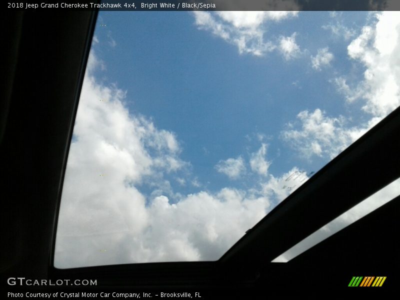 Sunroof of 2018 Grand Cherokee Trackhawk 4x4