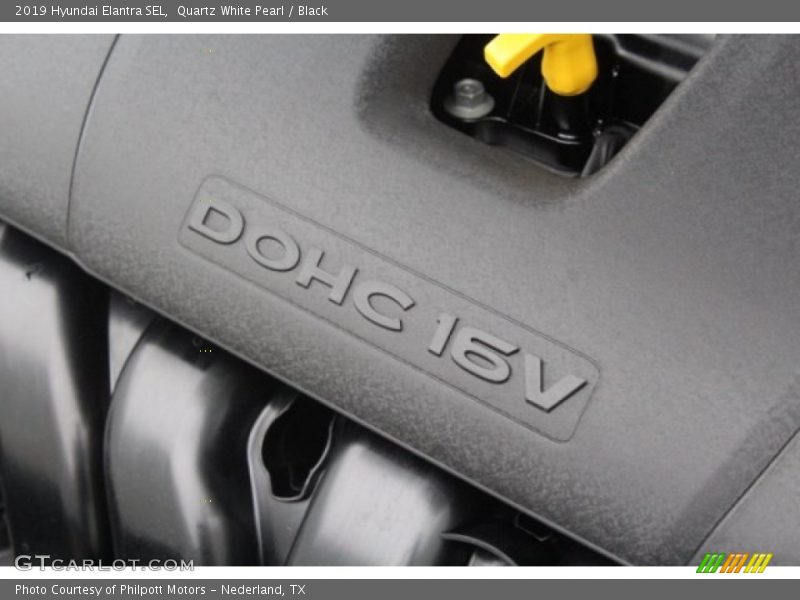 Quartz White Pearl / Black 2019 Hyundai Elantra SEL