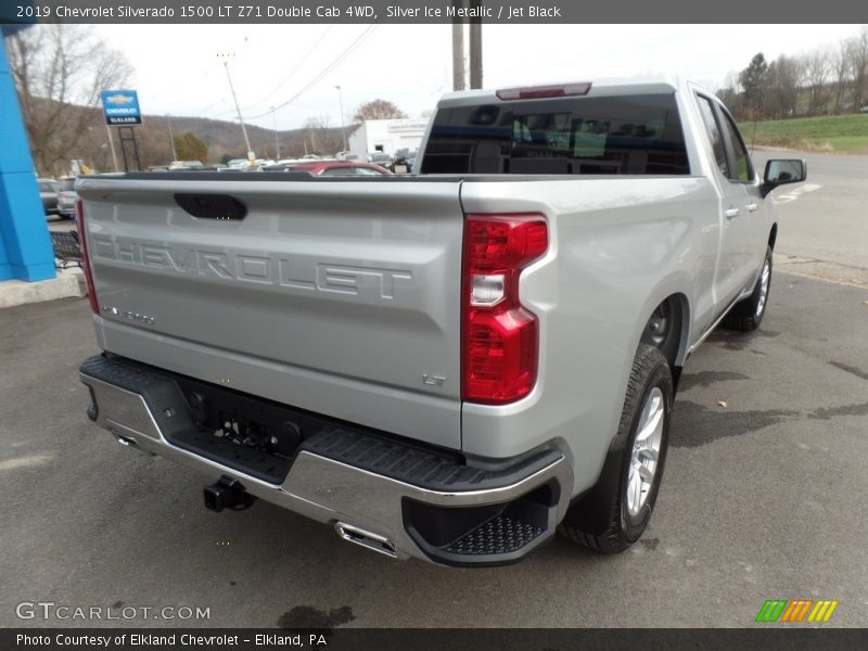 Silver Ice Metallic / Jet Black 2019 Chevrolet Silverado 1500 LT Z71 Double Cab 4WD