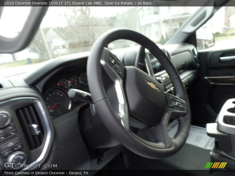 Silver Ice Metallic / Jet Black 2019 Chevrolet Silverado 1500 LT Z71 Double Cab 4WD