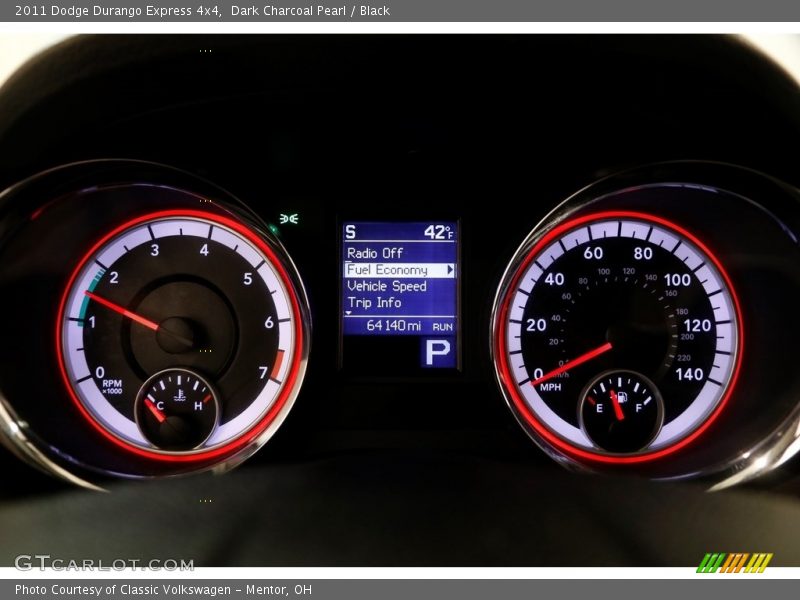Dark Charcoal Pearl / Black 2011 Dodge Durango Express 4x4