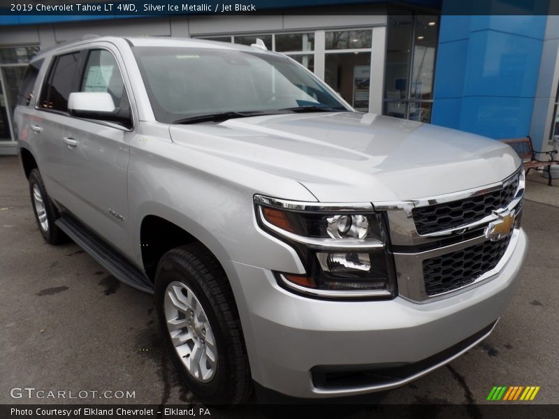 Silver Ice Metallic / Jet Black 2019 Chevrolet Tahoe LT 4WD
