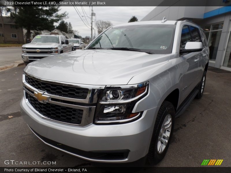 Silver Ice Metallic / Jet Black 2019 Chevrolet Tahoe LT 4WD
