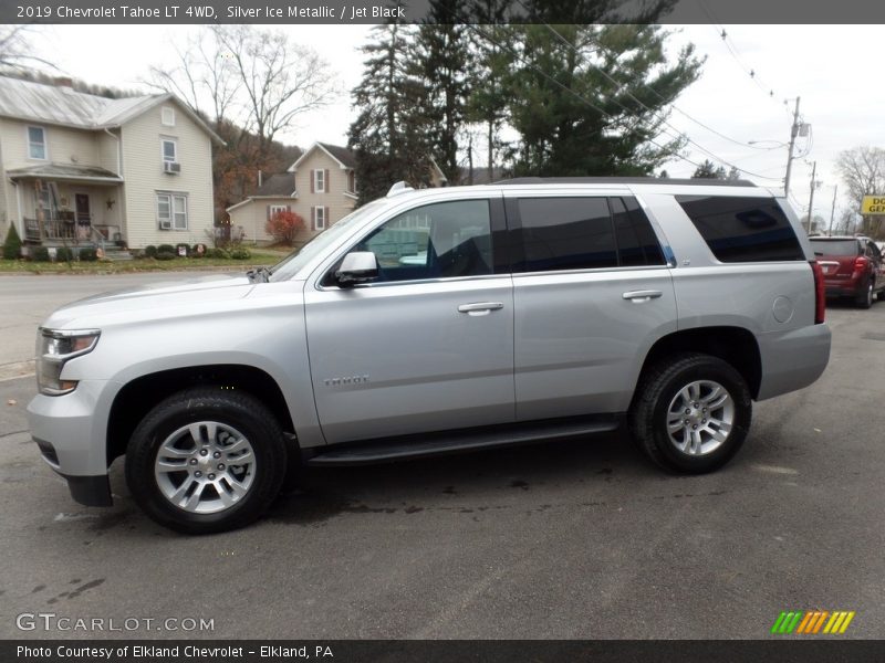 Silver Ice Metallic / Jet Black 2019 Chevrolet Tahoe LT 4WD