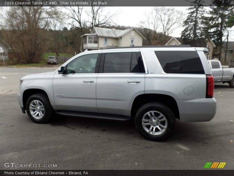 Silver Ice Metallic / Jet Black 2019 Chevrolet Tahoe LT 4WD