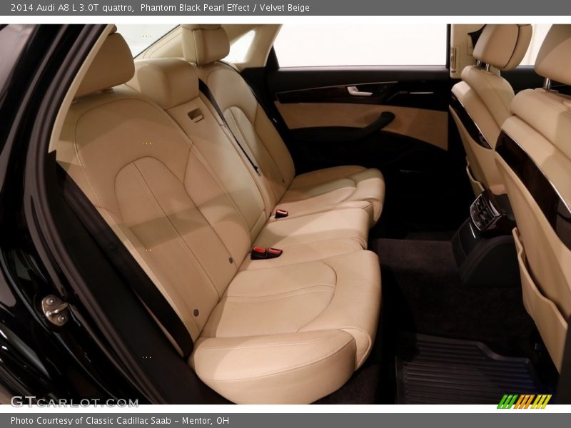 Phantom Black Pearl Effect / Velvet Beige 2014 Audi A8 L 3.0T quattro