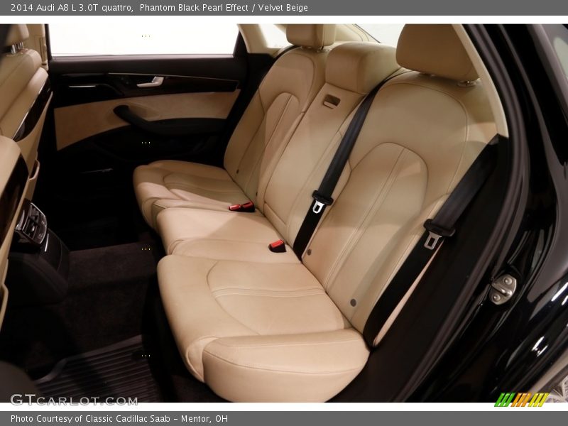 Phantom Black Pearl Effect / Velvet Beige 2014 Audi A8 L 3.0T quattro