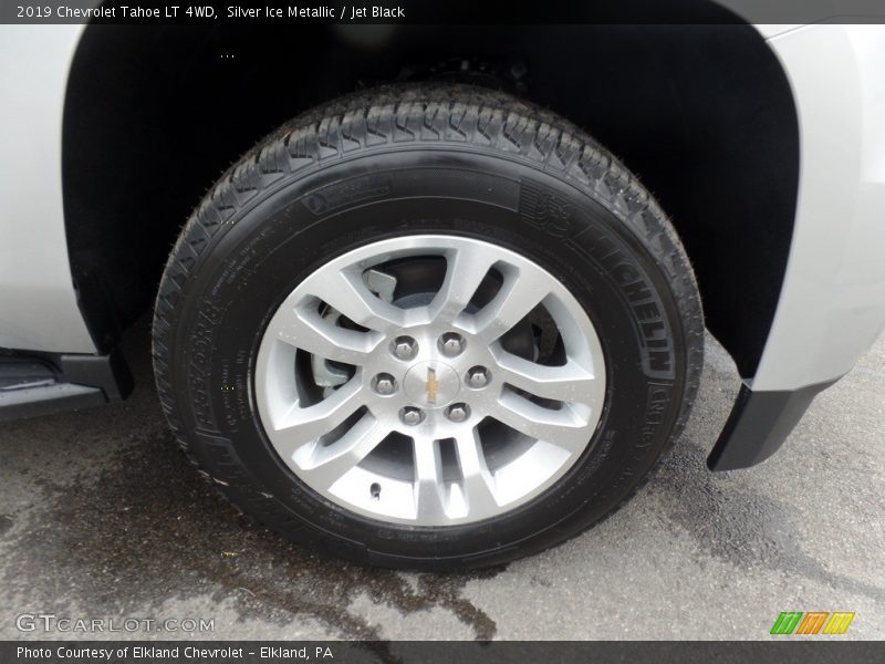 Silver Ice Metallic / Jet Black 2019 Chevrolet Tahoe LT 4WD