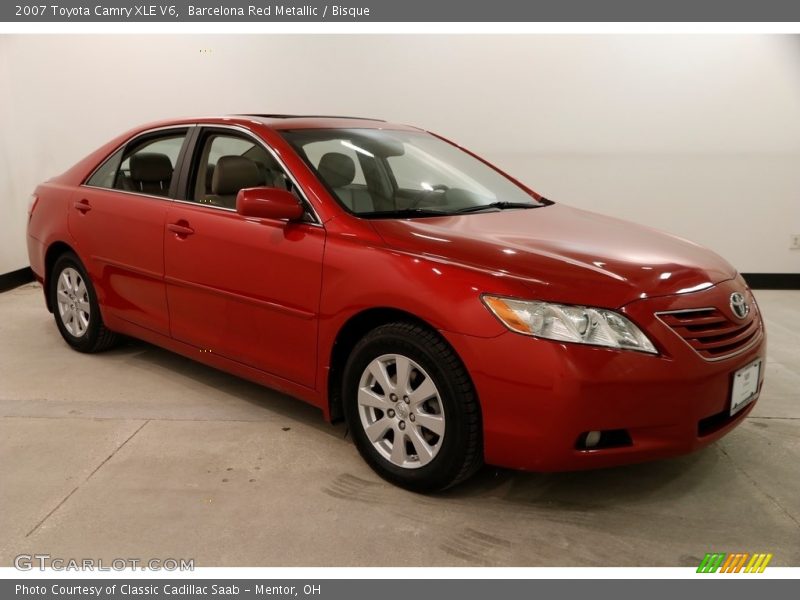Barcelona Red Metallic / Bisque 2007 Toyota Camry XLE V6