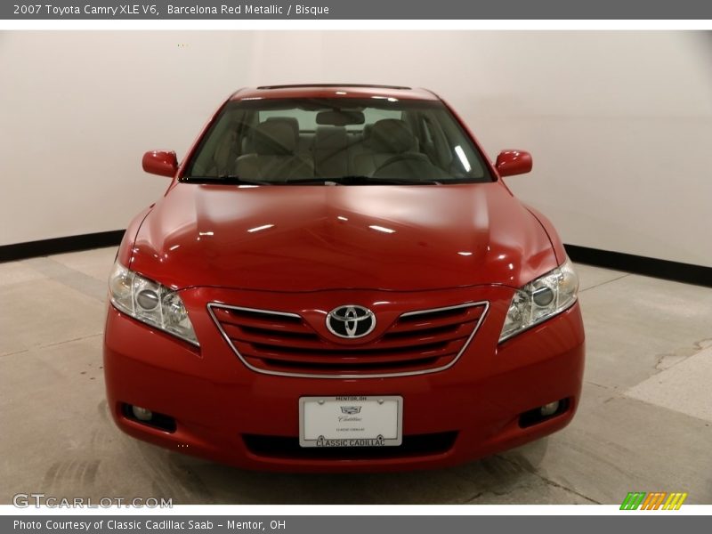 Barcelona Red Metallic / Bisque 2007 Toyota Camry XLE V6
