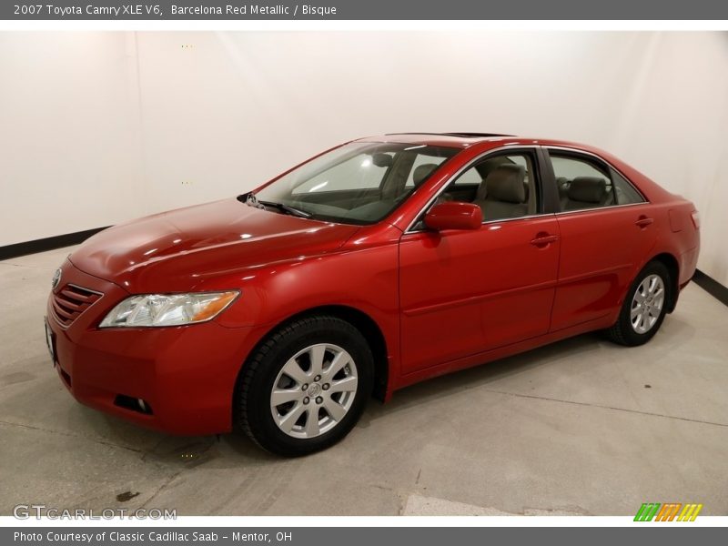 Barcelona Red Metallic / Bisque 2007 Toyota Camry XLE V6