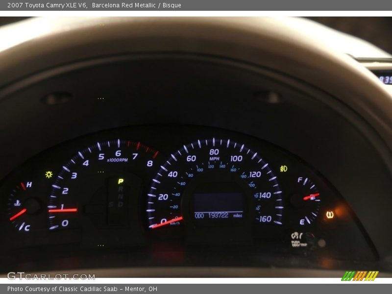 Barcelona Red Metallic / Bisque 2007 Toyota Camry XLE V6