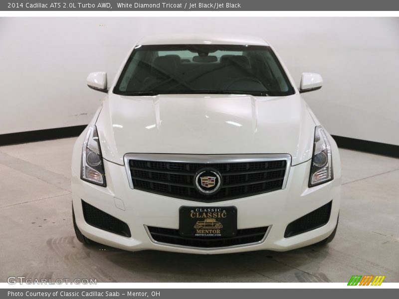 White Diamond Tricoat / Jet Black/Jet Black 2014 Cadillac ATS 2.0L Turbo AWD