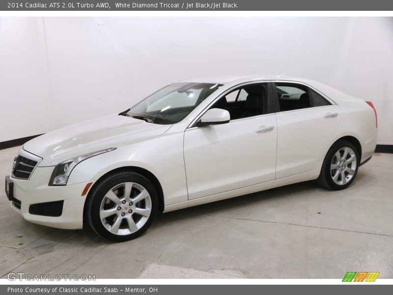 White Diamond Tricoat / Jet Black/Jet Black 2014 Cadillac ATS 2.0L Turbo AWD