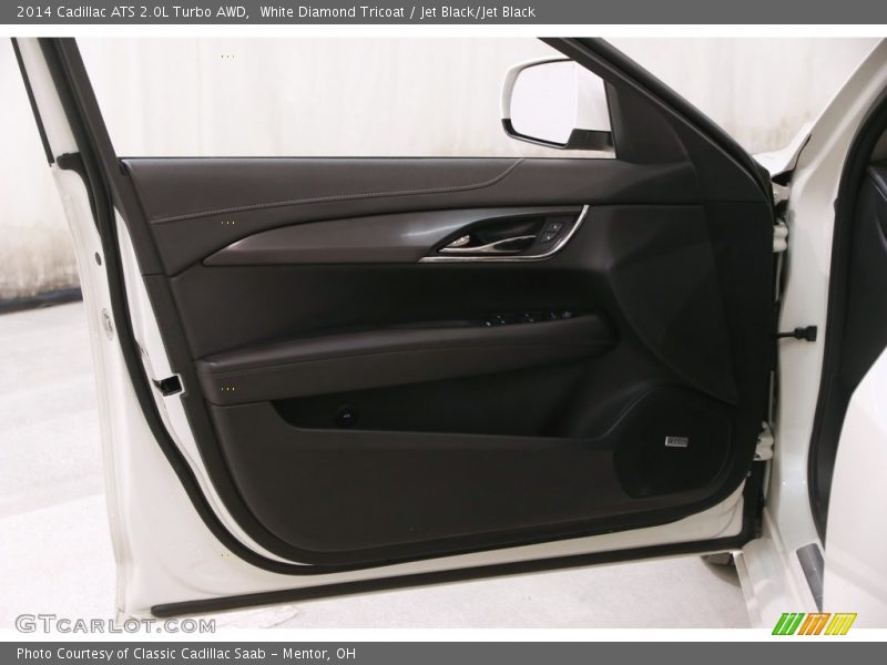 White Diamond Tricoat / Jet Black/Jet Black 2014 Cadillac ATS 2.0L Turbo AWD