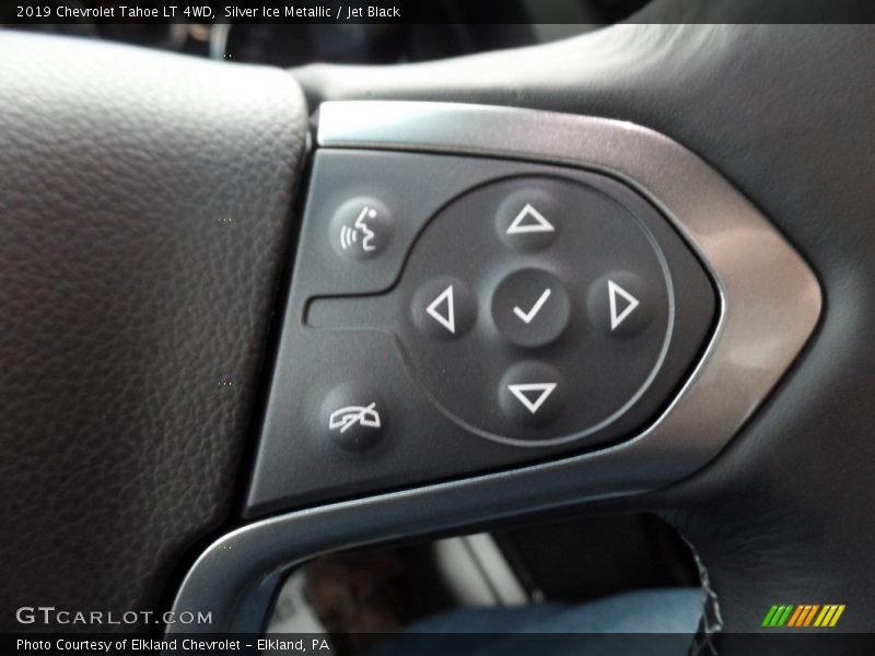 Silver Ice Metallic / Jet Black 2019 Chevrolet Tahoe LT 4WD