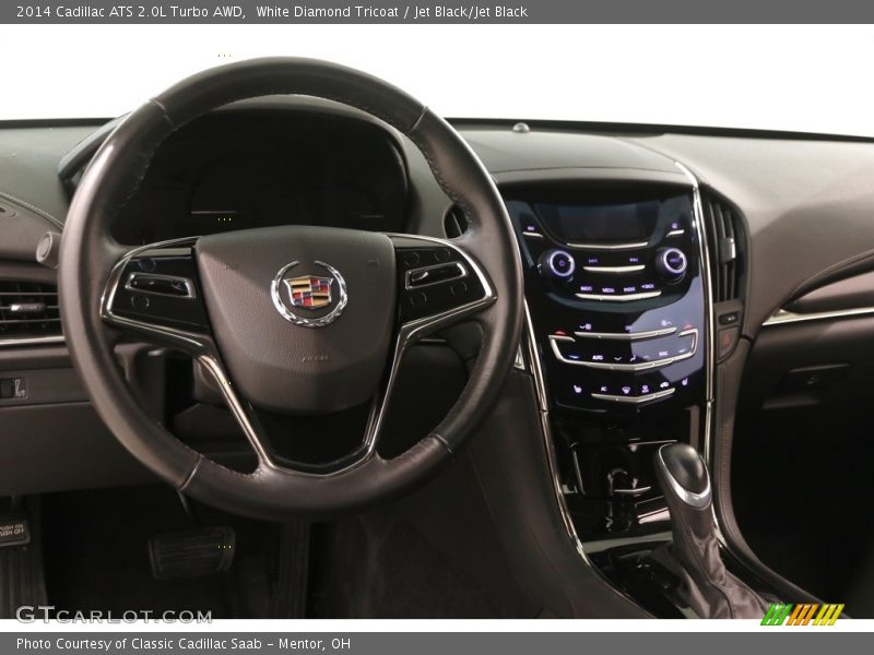 White Diamond Tricoat / Jet Black/Jet Black 2014 Cadillac ATS 2.0L Turbo AWD