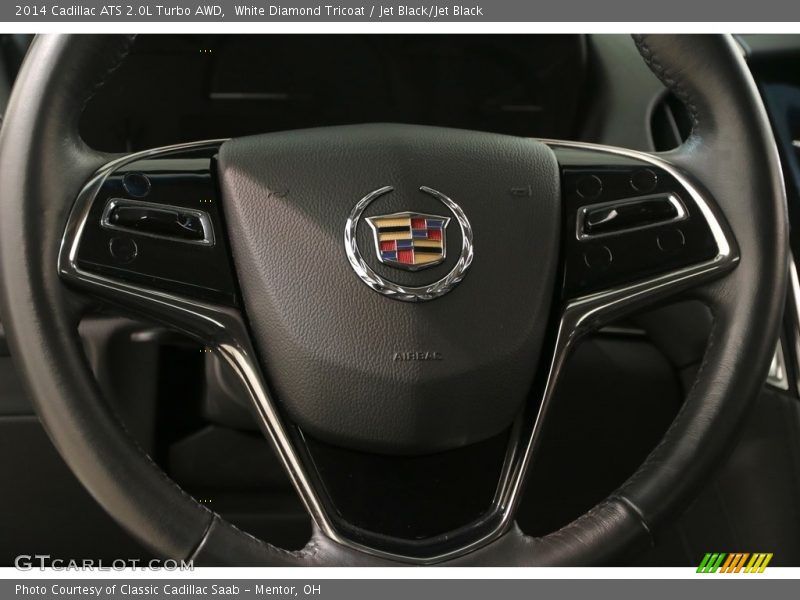 White Diamond Tricoat / Jet Black/Jet Black 2014 Cadillac ATS 2.0L Turbo AWD