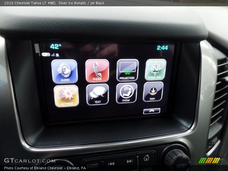 Silver Ice Metallic / Jet Black 2019 Chevrolet Tahoe LT 4WD