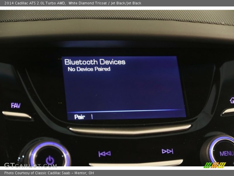 White Diamond Tricoat / Jet Black/Jet Black 2014 Cadillac ATS 2.0L Turbo AWD