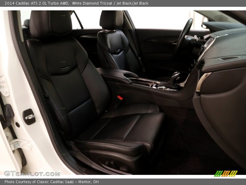 White Diamond Tricoat / Jet Black/Jet Black 2014 Cadillac ATS 2.0L Turbo AWD