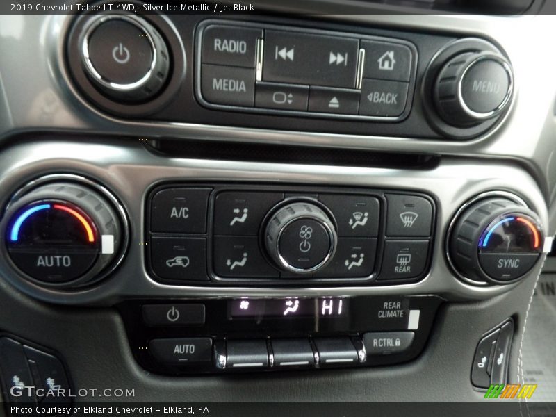 Silver Ice Metallic / Jet Black 2019 Chevrolet Tahoe LT 4WD