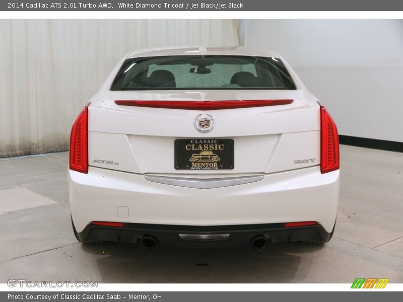 White Diamond Tricoat / Jet Black/Jet Black 2014 Cadillac ATS 2.0L Turbo AWD