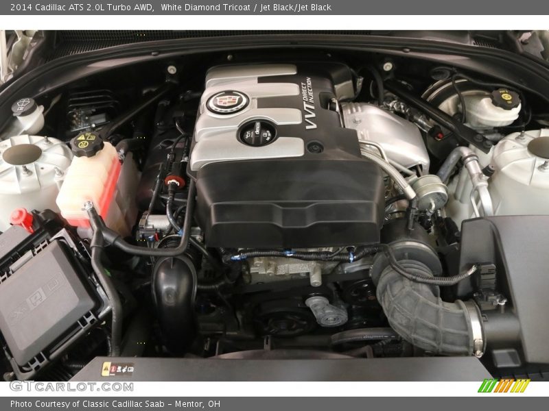 White Diamond Tricoat / Jet Black/Jet Black 2014 Cadillac ATS 2.0L Turbo AWD