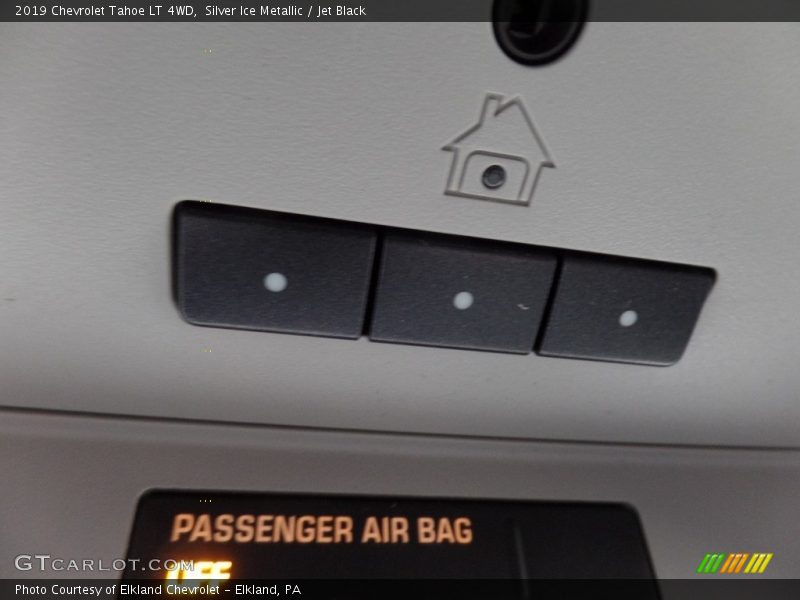 Silver Ice Metallic / Jet Black 2019 Chevrolet Tahoe LT 4WD